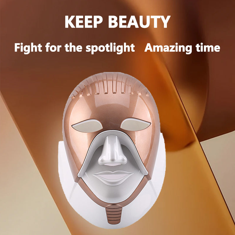 Wireless 7 colors LED Light Therapy Beauty Face Mask