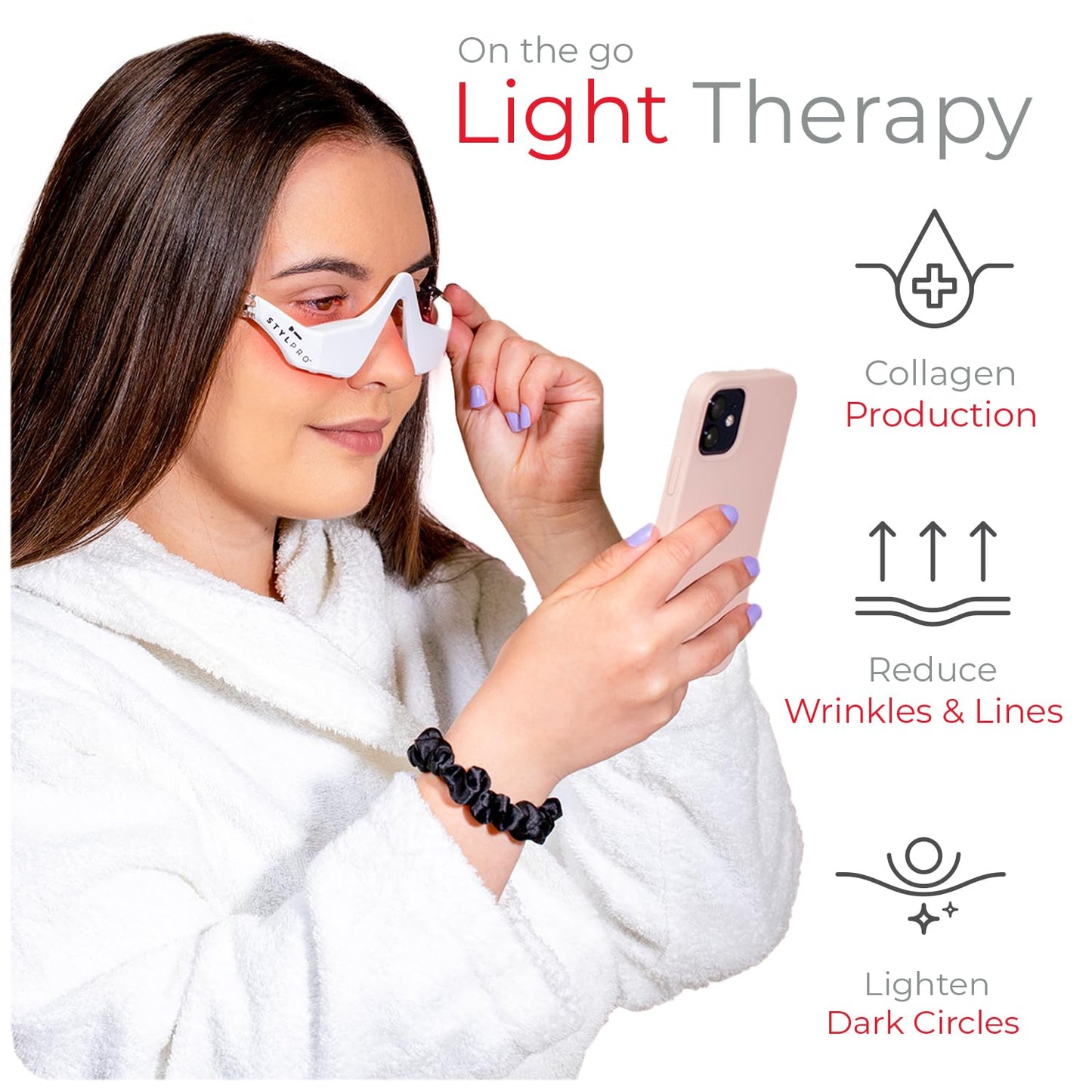 EMS and LED Red Light Therapy Eye massager